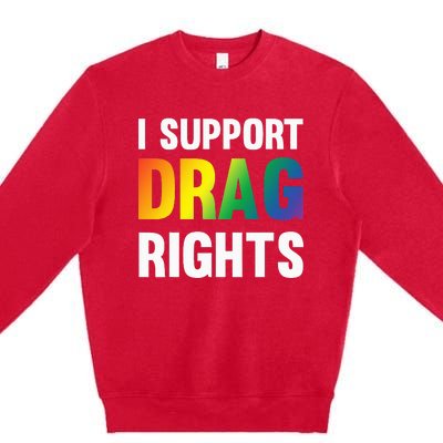 I Support Drag Rights Matter TN Pro LGBTQ Premium Crewneck Sweatshirt