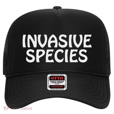 Invasive Species Environmental Awareness Activism Biology High Crown Mesh Back Trucker Hat