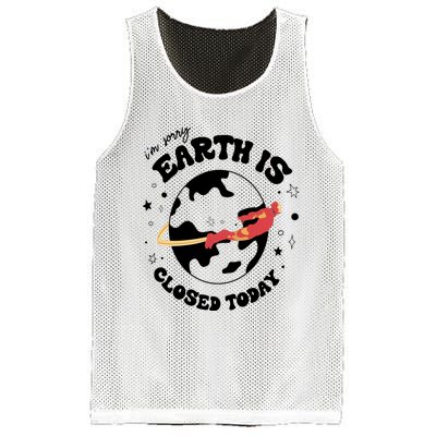 I'm Sorry Earth Is Closed Today Hero Lover I Love You 3000 Mesh Reversible Basketball Jersey Tank