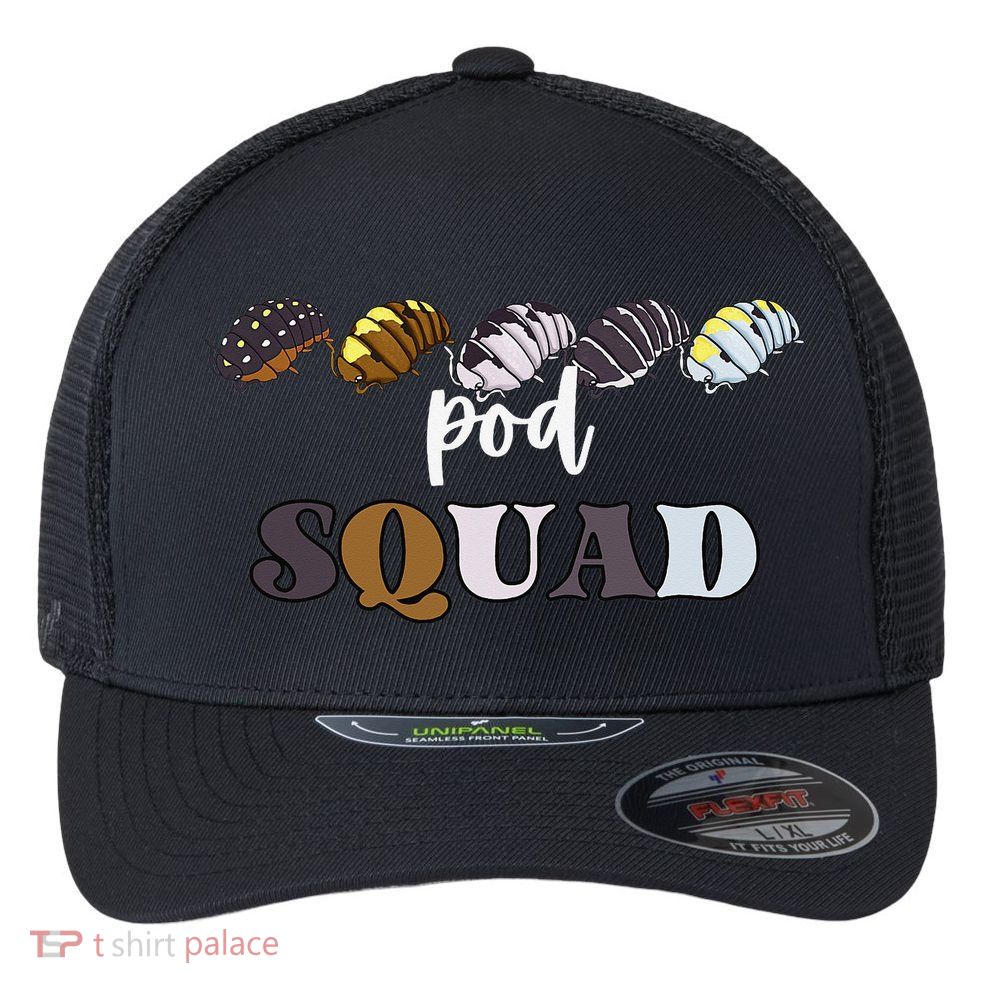 Isopod Squad Entomology Science Teacher Bugs Insect Lover Flexfit Unipanel Trucker Cap