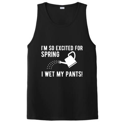 Im So Excited For Spring I Wet My Pants Funny PosiCharge Competitor Tank