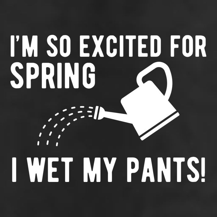 Im So Excited For Spring I Wet My Pants Funny Golf Towel