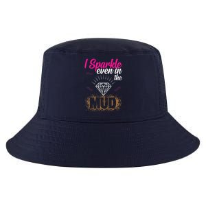 I Sparkle Even In Mud Team Girls Mud Run Funny ATV Quad Cool Comfort Performance Bucket Hat