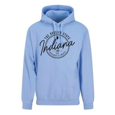 Indiana State Est. 1816 Patriotic Pride Indiana Unisex Surf Hoodie