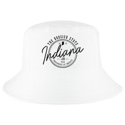 Indiana State Est. 1816 Patriotic Pride Indiana Cool Comfort Performance Bucket Hat