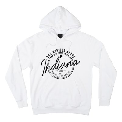 Indiana State Est. 1816 Patriotic Pride Indiana Hoodie