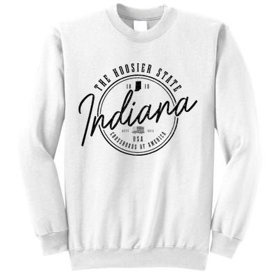 Indiana State Est. 1816 Patriotic Pride Indiana Sweatshirt