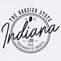 Indiana State Est. 1816 Patriotic Pride Indiana Womens T-Shirt