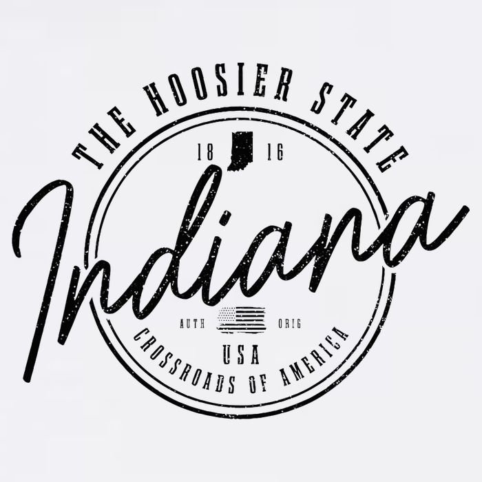 Indiana State Est. 1816 Patriotic Pride Indiana Womens T-Shirt