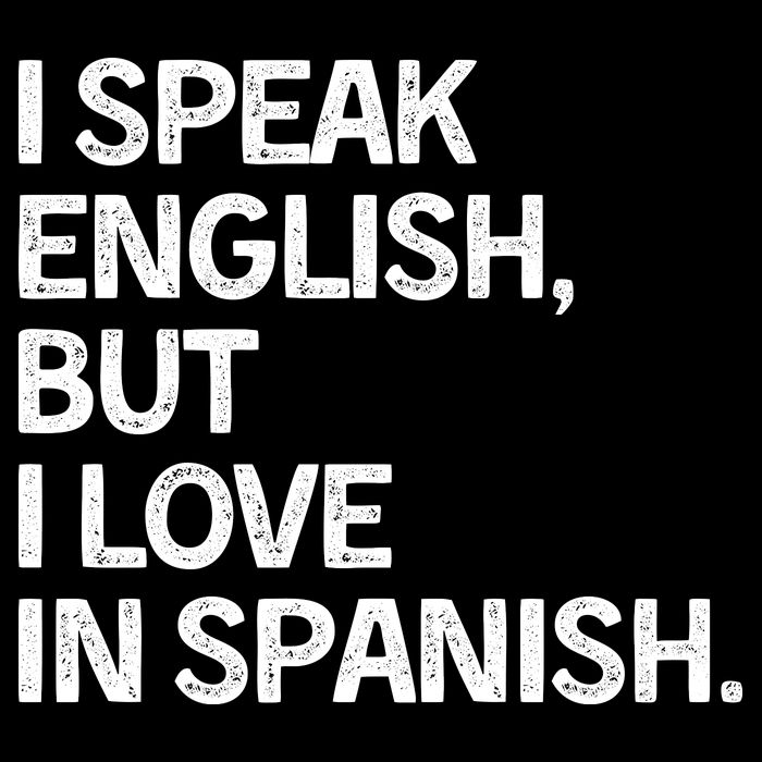 I Speak English But I Love In Spanish Backpack