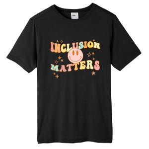 Inclusion Special Education Autism Awareness Matters Teacher Tall Fusion ChromaSoft Performance T-Shirt