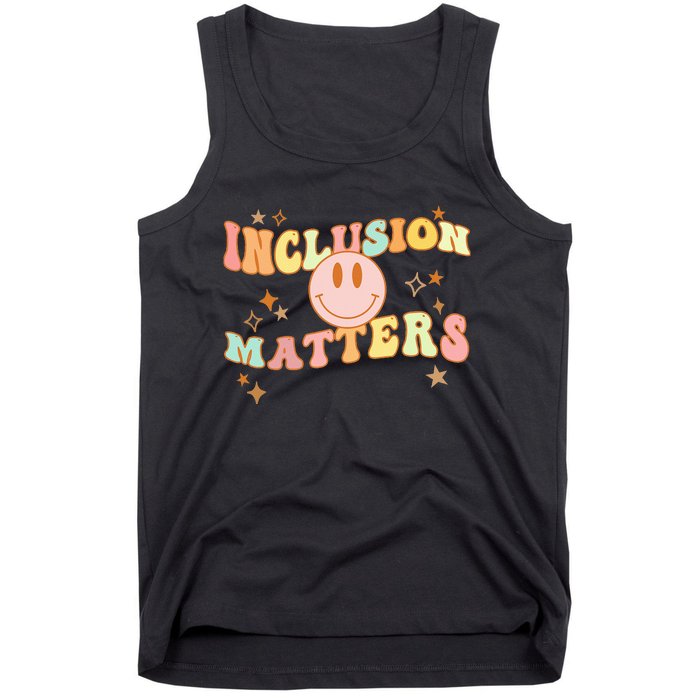 Inclusion Special Education Autism Awareness Matters Teacher Tank Top