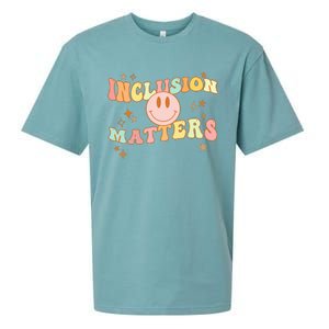 Inclusion Special Education Autism Awareness Matters Teacher Sueded Cloud Jersey T-Shirt