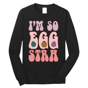 I'M SO EGGSTRA Cute Bunny Egg Hunt Long Sleeve Shirt