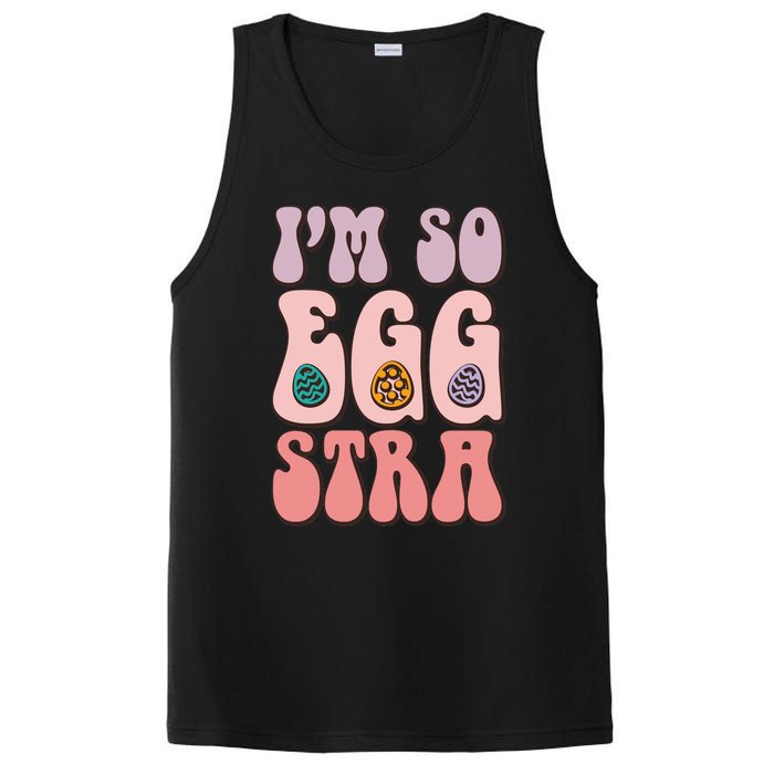 I'M SO EGGSTRA Cute Bunny Egg Hunt PosiCharge Competitor Tank