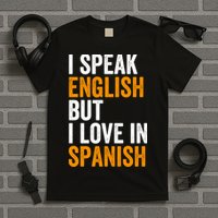 I Speak English But I Love In Spanish T-Shirt