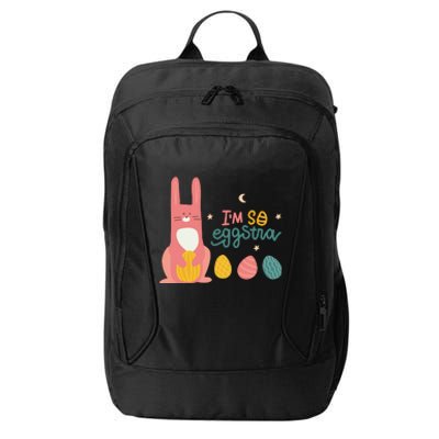 I'm So Eggstra Funny Extra Easter Holiday City Backpack