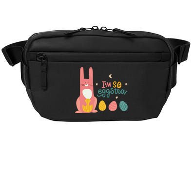 I'm So Eggstra Funny Extra Easter Holiday Crossbody Pack