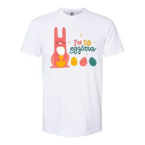 I'm So Eggstra Funny Extra Easter Holiday Softstyle CVC T-Shirt