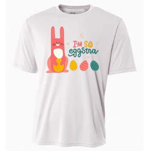 I'm So Eggstra Funny Extra Easter Holiday Cooling Performance Crew T-Shirt