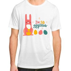 I'm So Eggstra Funny Extra Easter Holiday Adult ChromaSoft Performance T-Shirt