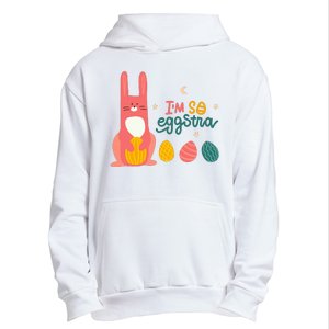 I'm So Eggstra Funny Extra Easter Holiday Urban Pullover Hoodie