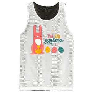 I'm So Eggstra Funny Extra Easter Holiday Mesh Reversible Basketball Jersey Tank