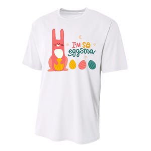 I'm So Eggstra Funny Extra Easter Holiday Performance Sprint T-Shirt