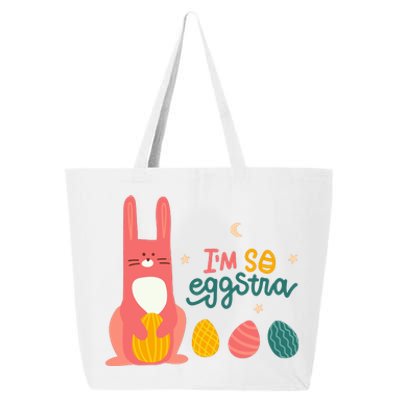 I'm So Eggstra Funny Extra Easter Holiday 25L Jumbo Tote