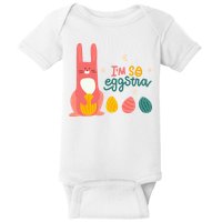 I'm So Eggstra Funny Extra Easter Holiday Baby Bodysuit