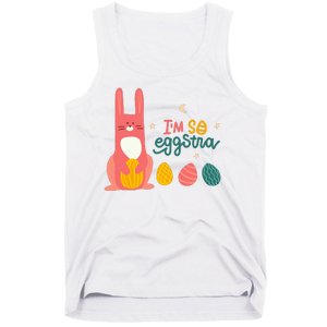 I'm So Eggstra Funny Extra Easter Holiday Tank Top