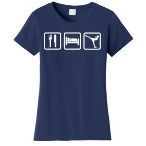 Ice Skater Eat Sleep Ice Skating Women's T-Shirt