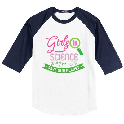 In Science Earth Day Baseball Sleeve Shirt