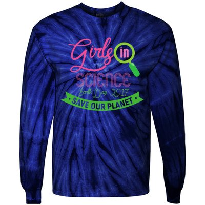 In Science Earth Day Tie-Dye Long Sleeve Shirt