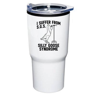 I Suffer From Silly Goose Syndrome Funny Goose Joke Humor Tumbler