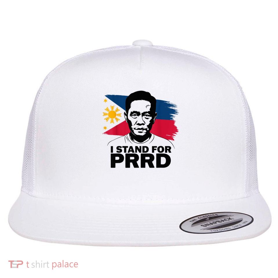 I Stand For PRRD Supporter Digong Duterte Philippine DU30 Flat Bill Trucker Hat