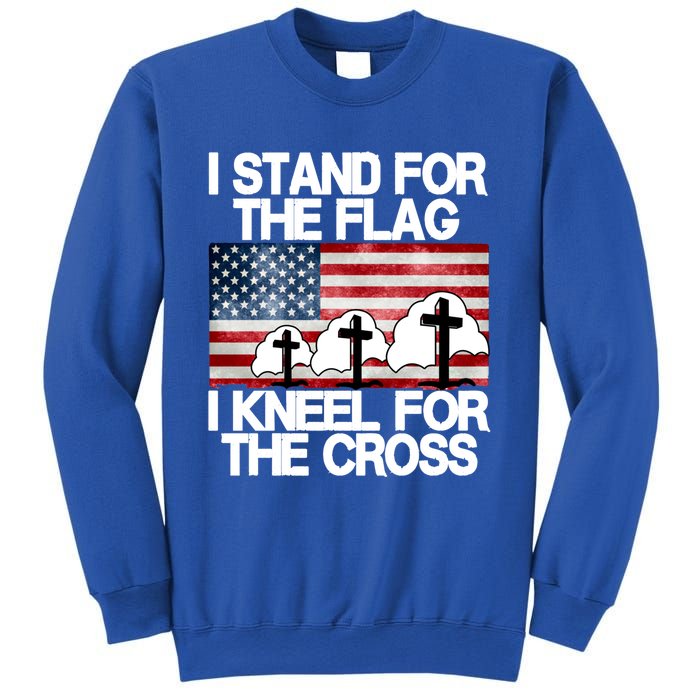 I Stand For The Flag I Kneel For The Cross Usa Patriotic Great Gift Sweatshirt