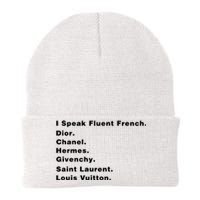 I Speak Fluent French Knit Cap Winter Beanie