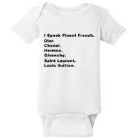 I Speak Fluent French Baby Bodysuit