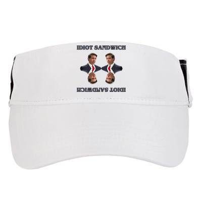 Idiot Sandwich Funny Ron DaSantis Politcal Adult Drive Performance Visor
