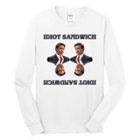 Idiot Sandwich Funny Ron DaSantis Politcal Tall Long Sleeve T-Shirt