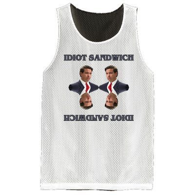 Idiot Sandwich Funny Ron DaSantis Politcal Mesh Reversible Basketball Jersey Tank