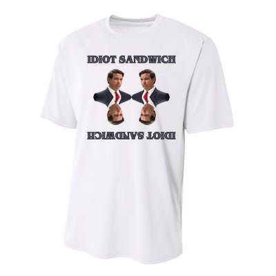 Idiot Sandwich Funny Ron DaSantis Politcal Performance Sprint T-Shirt