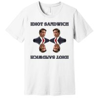 Idiot Sandwich Funny Ron DaSantis Politcal Premium T-Shirt