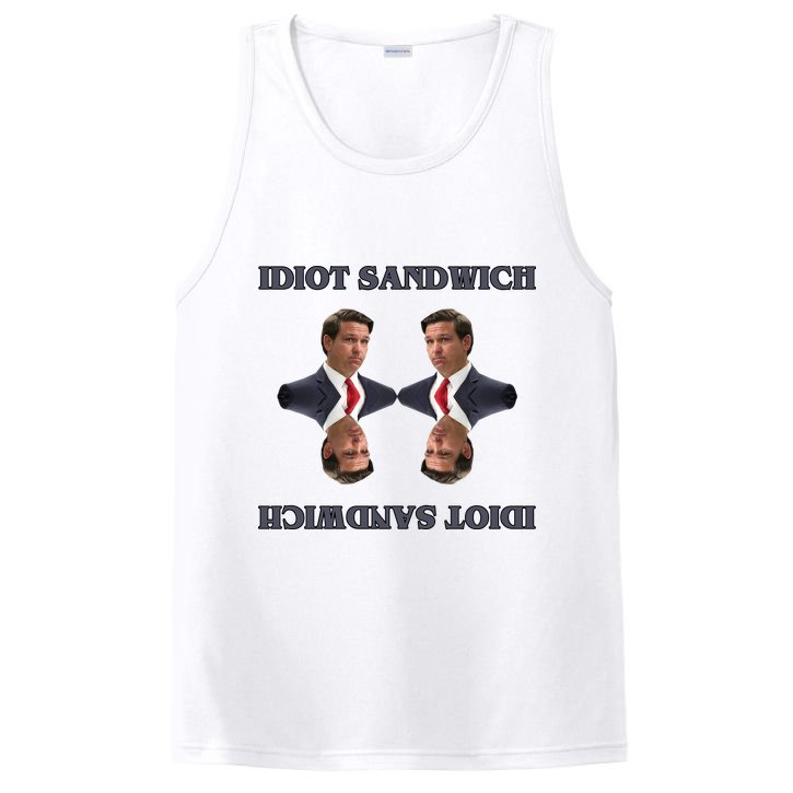 Idiot Sandwich Funny Ron DaSantis Politcal PosiCharge Competitor Tank