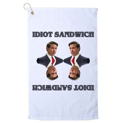 Idiot Sandwich Funny Ron DaSantis Politcal Golf Towel