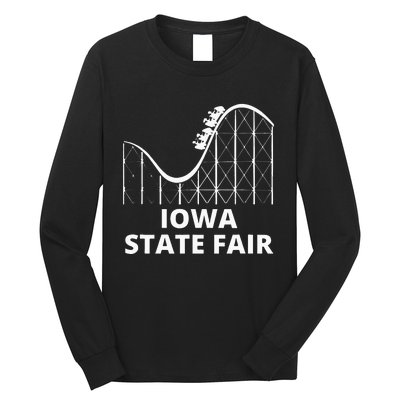 Iowa State Fair Roller Coaster County Fair Long Sleeve Shirt