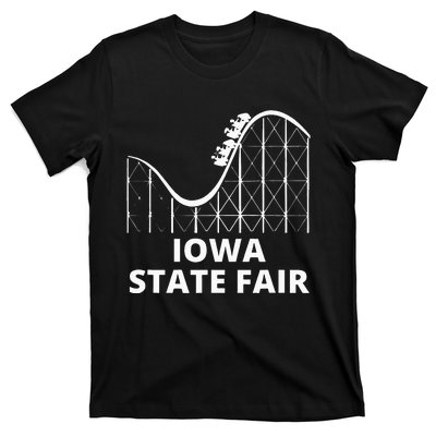 Iowa State Fair Roller Coaster County Fair T-Shirt