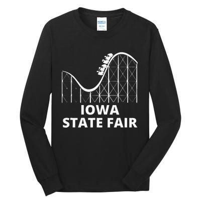 Iowa State Fair Roller Coaster County Fair Tall Long Sleeve T-Shirt