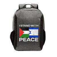 I Stand For Peace For Isreal And For Palestin Vector Backpack